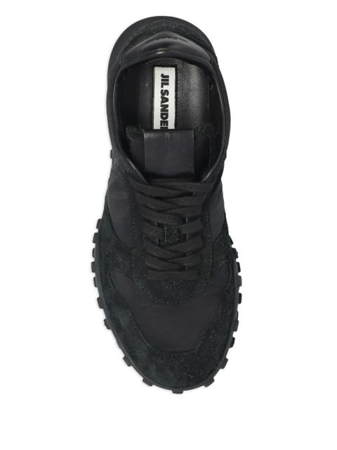 Jil Sander suede sneakers - Black
