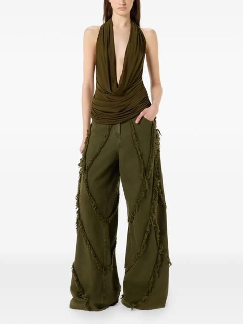 Blumarine draped top - Green - zdjęcie produktu nr 2