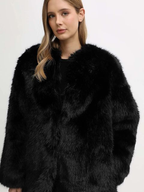 Blugirl Blumarine płaszcz kolor czarny RF5135.E1088