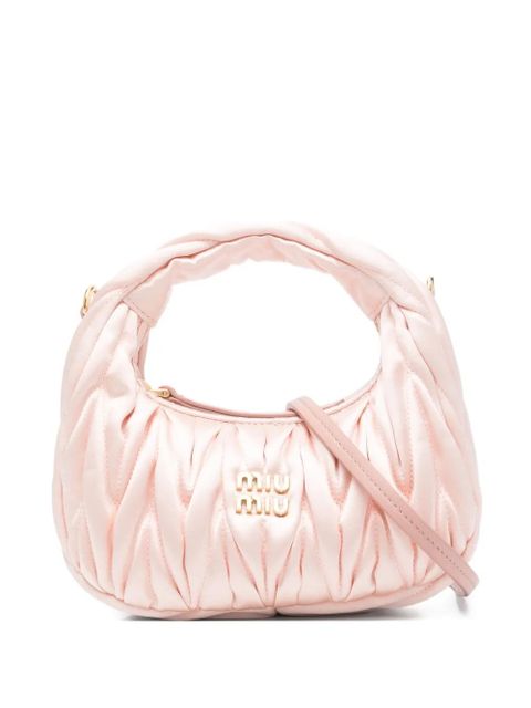 Miu Miu Matelassé Wander mini bag - Pink - zdjęcie produktu nr 1