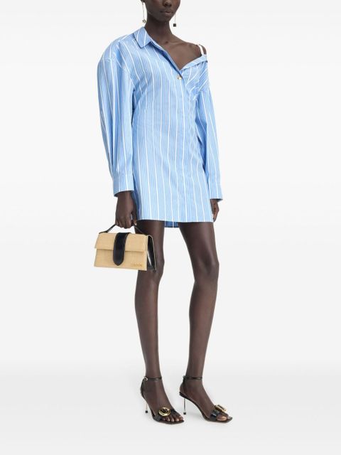 Jacquemus striped cotton dress - Blue