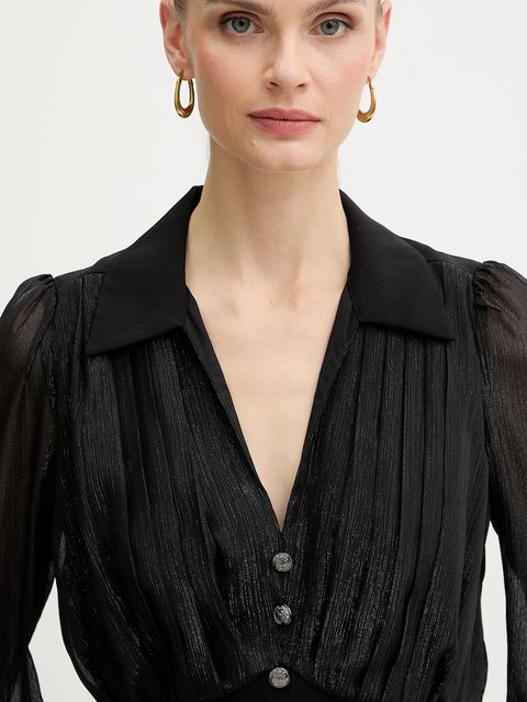 Morgan bluzka damska kolor czarny OPLAM