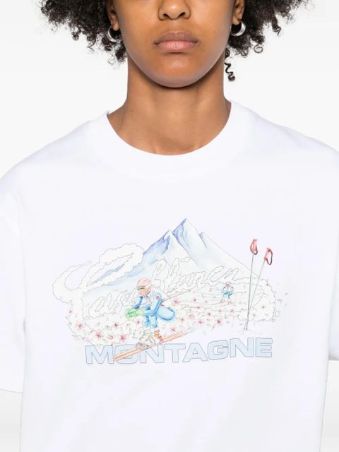Casablanca graphic-print T-shirt - White