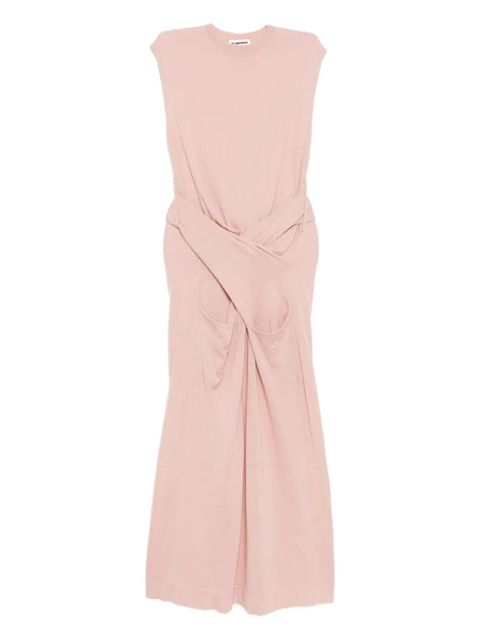 Jil Sander draped dress - Pink