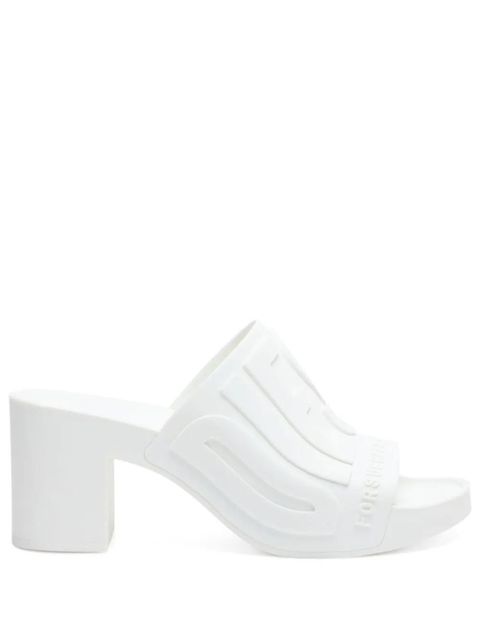 Diesel Sa-Pamela H logo-embossed slides - White - zdjęcie produktu nr 1