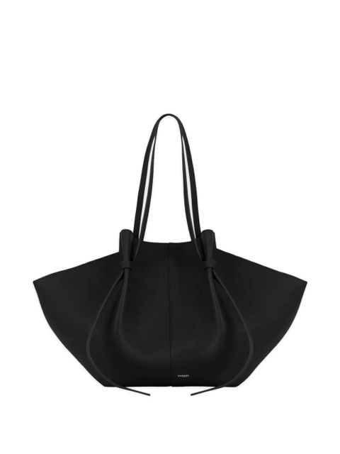 Yuzefi Mochi pebbled shoulder bag - Black