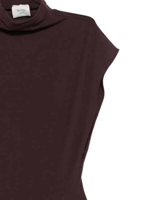 Alysi high-neck bodysuit - Brown