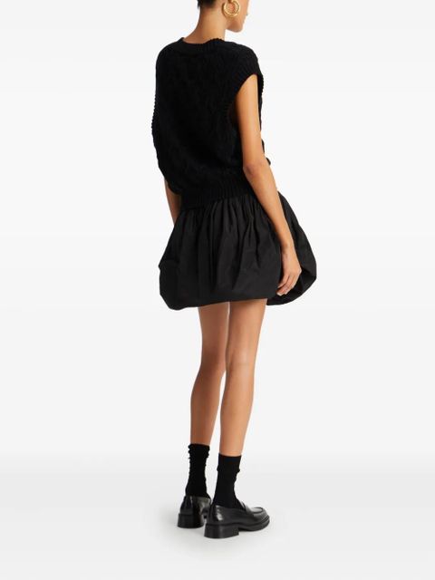 ROTATE BIRGER CHRISTENSEN balloon mini skirt - Black