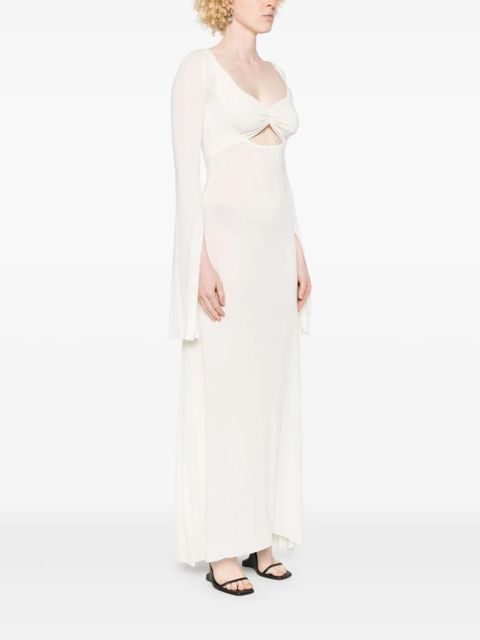 MANURÍ Nina maxi dress - White
