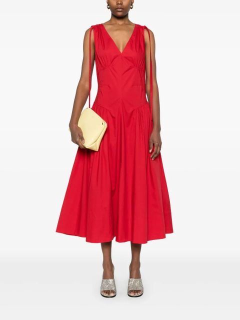 Proenza Schouler Clayton midi dress - Red - zdjęcie produktu nr 2