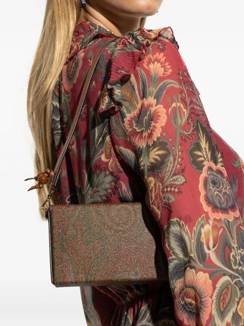 ETRO paisley-patterned shoulder bag - Red