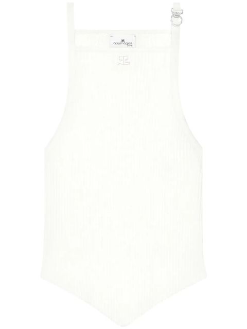 Courrèges pointy tank top - White - zdjęcie produktu nr 1