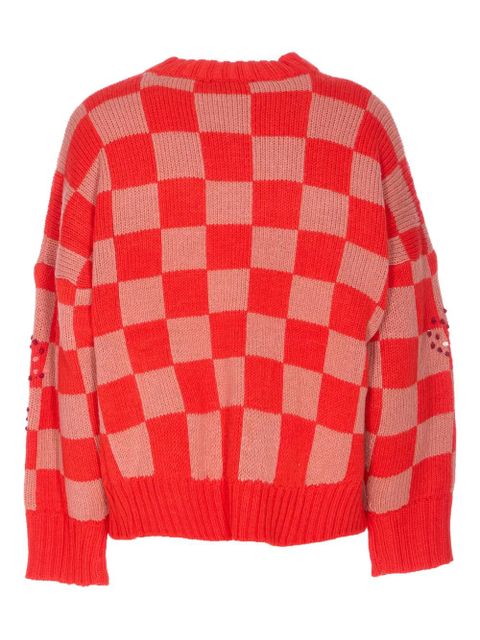 Essentiel Antwerp embroidered check sweater - zdjęcie produktu nr 2