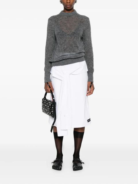 Coperni logo-embellished crew-neck sweater - Grey - zdjęcie produktu nr 2