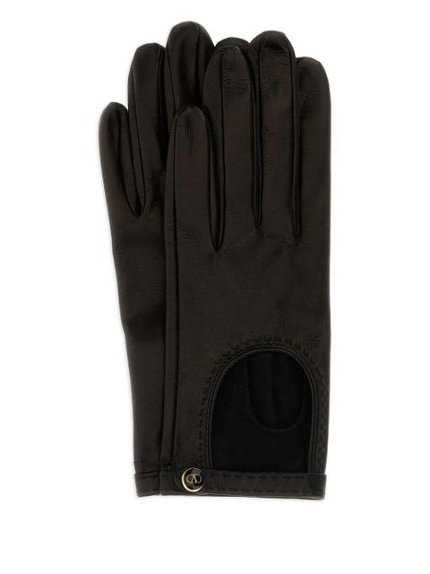 Valentino Garavani leather gloves - Black - zdjęcie produktu nr 1
