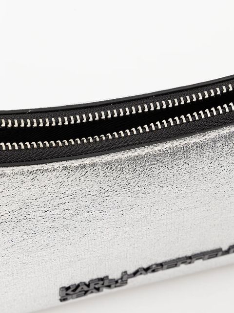 Karl Lagerfeld Jeans torebka kolor srebrny A4W30173