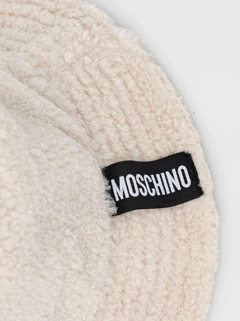 Moschino kapelusz kolor beżowy M3317 65442