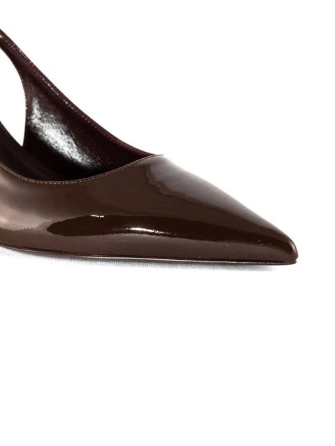 Paris Texas Lidia point-toe slingback pumps - Brown