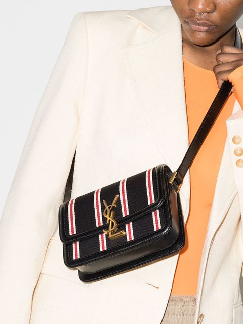 Saint Laurent Solferino canvas satchel - Black - zdjęcie produktu nr 2