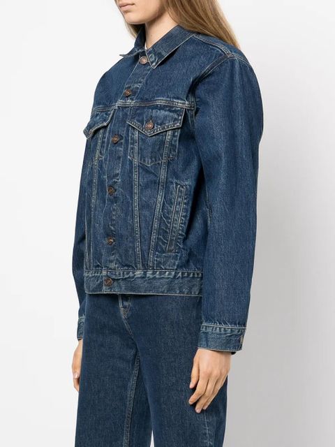 RE/DONE 90s oversized trucker denim jacket - Blue - zdjęcie produktu nr 2