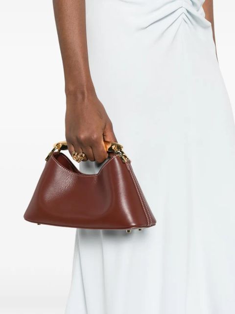 Elleme mini Boomerang tote bag - Brown