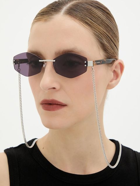 Marc Jacobs okulary przeciwsłoneczne damskie kolor srebrny MARC 496/S AIR