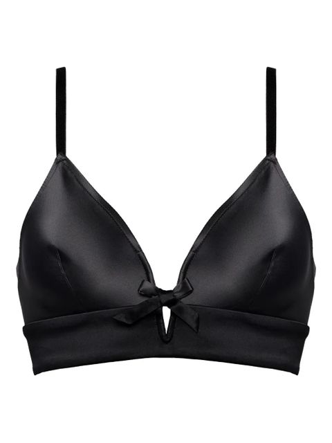 ERES Jean bow-detail triangle bra - Black - zdjęcie produktu nr 1