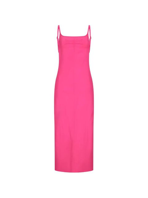 The Attico open-back slit-detail dress - Pink - zdjęcie produktu nr 1