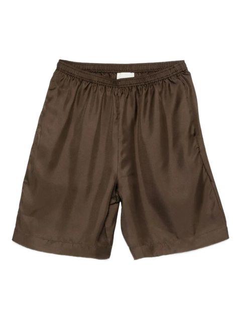 LouLou de Saison Zinia elasticated shorts - Brown - zdjęcie produktu nr 1