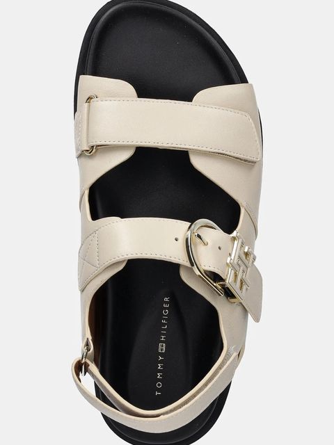 Tommy Hilfiger sandały skórzane LEATHER SPORTY SANDAL