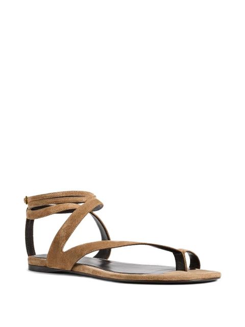 KHAITE Aimee ankle-wrap sandals - Neutrals - zdjęcie produktu nr 2