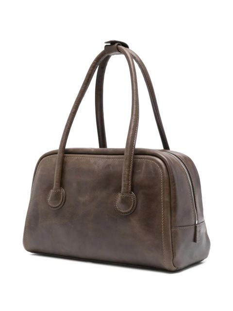 Marge Sherwood top-handle leather tote bag - Brown - zdjęcie produktu nr 2