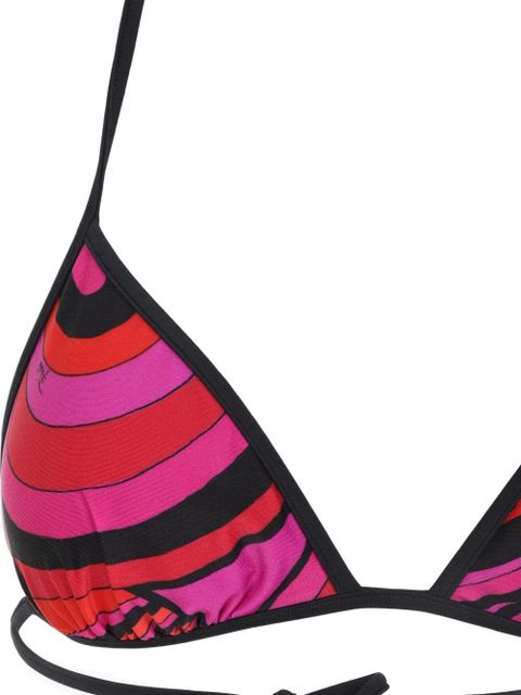 PUCCI print bikini top - Pink