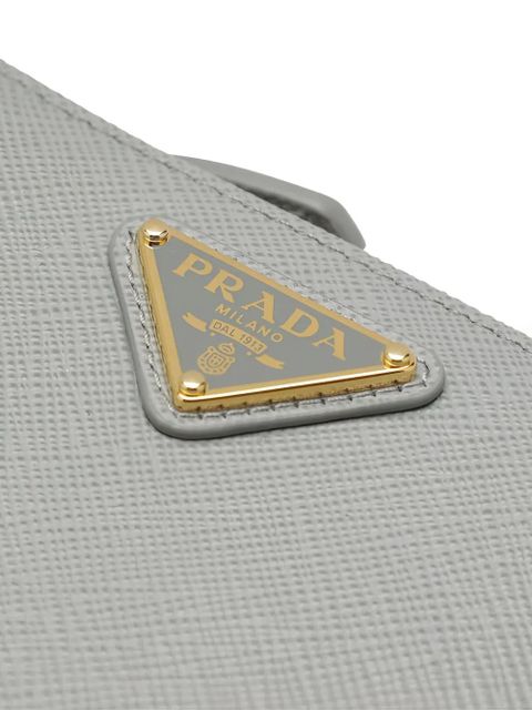 Prada small saffiano leather wallet - Grey