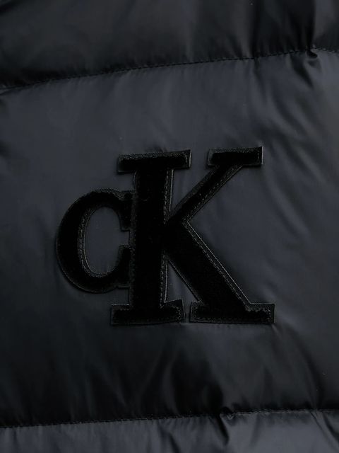 Calvin Klein Jeans kurtka puchowa kolor czarny zimowa LV047D503G