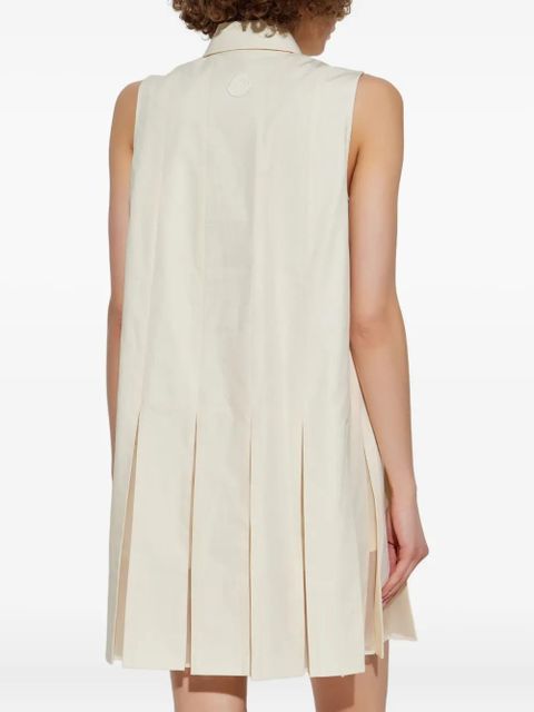 Moncler cotton mini dress - White