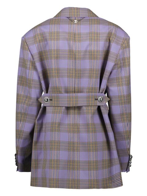 Rabanne checked blazer - Purple - zdjęcie produktu nr 2