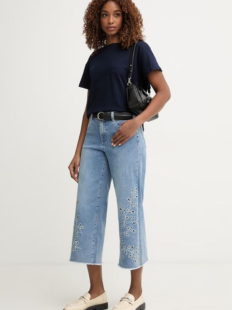 Joseph Ribkoff jeansy wide leg damskie - zdjęcie produktu nr 1