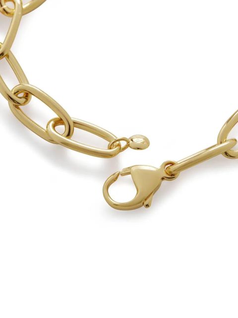 Monica Vinader ID chain-link charm bracelet - Gold