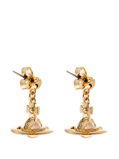 Vivienne Westwood Petite orb drop earrings - Gold