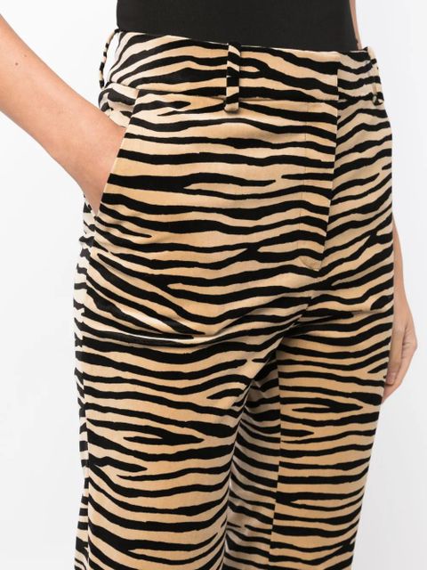 Rabanne tiger-print straight-leg trousers - Multicolour - zdjęcie produktu nr 2
