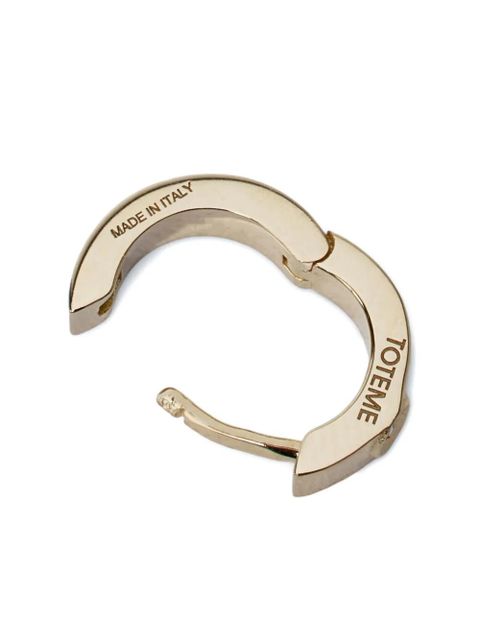 TOTEME 18K yellow gold diamond earrings - zdjęcie produktu nr 2