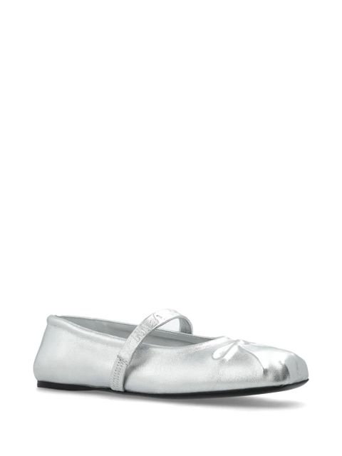 Marni metallic ballerina shoes - Silver - zdjęcie produktu nr 2