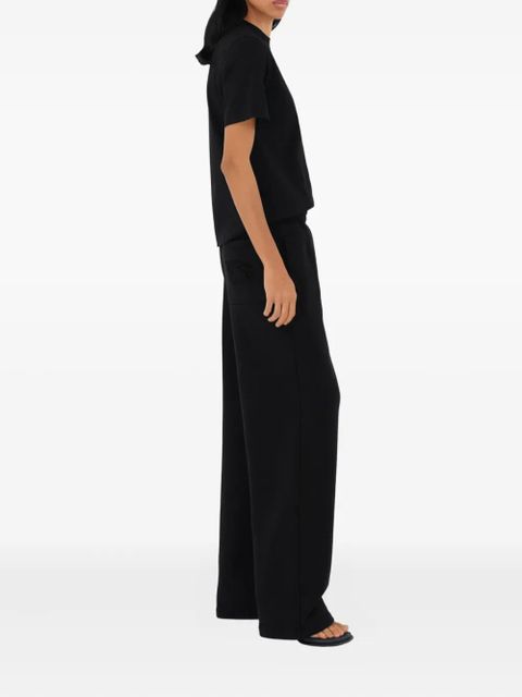 Burberry Equestrian Knight-embroidered cotton T-shirt - Black