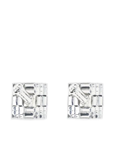 Magda Butrym square embellished earrings - Silver - zdjęcie produktu nr 2