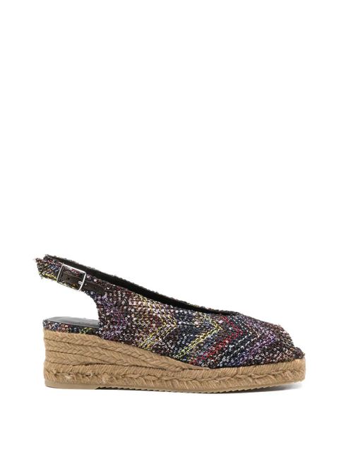 Missoni open-toe slingback sandals - Black - zdjęcie produktu nr 1