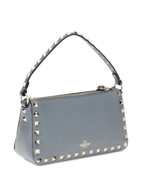 Valentino Garavani small Rockstud grained shoulder bag - Blue - zdjęcie produktu nr 2