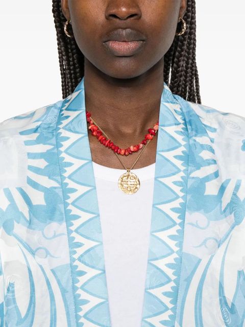 ETRO printed jacket - Blue