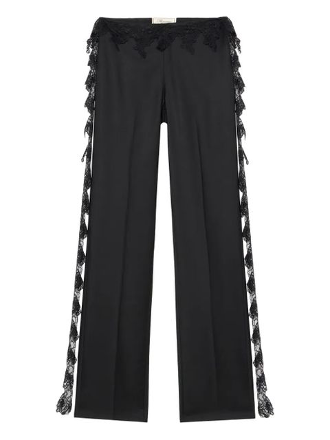 Blumarine lace-detail trousers - Black - zdjęcie produktu nr 1