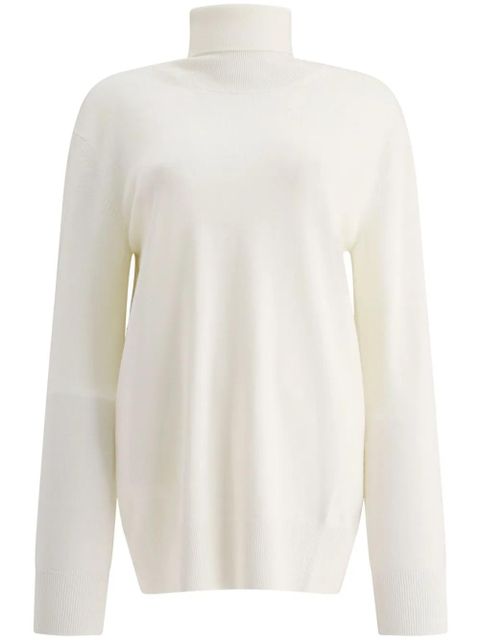 Jil Sander roll-neck wool jumper - White - zdjęcie produktu nr 1